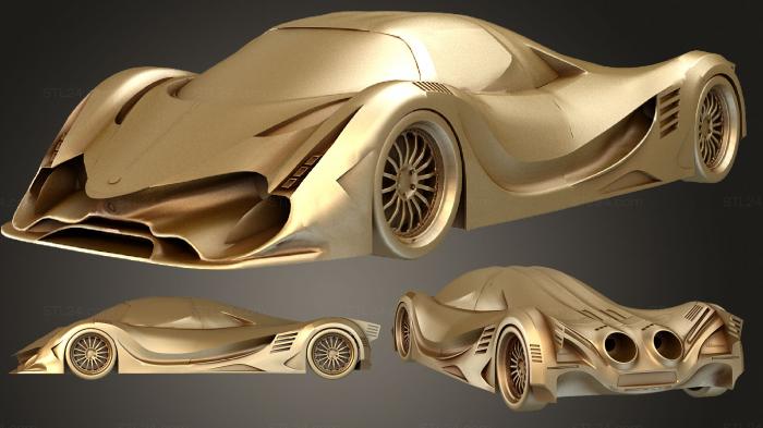 Автомобили и транспорт (Разработать Шестнадцать, CARS_1270) 3D модель для ЧПУ станка